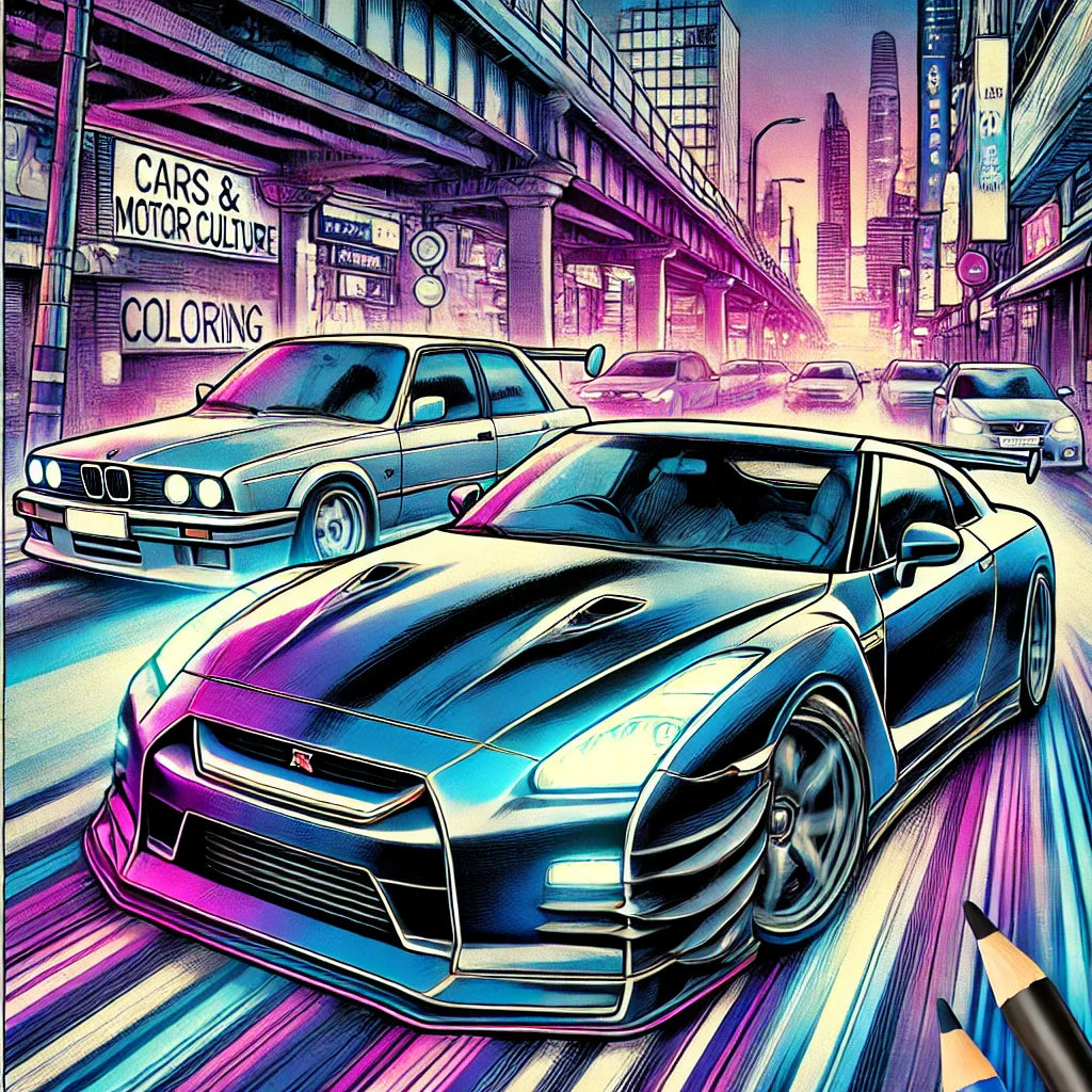 🏎️ Cars & Motor Culture Coloring